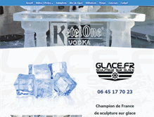 Tablet Screenshot of glace.fr